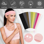 10 PCS Headbands for Women - Fashion Non Slip Cotton Headbands for Women and Men Perfect for Sports and Outdoor Activities in Summer,Including Running, Yoga, Cycling, Gym Workouts