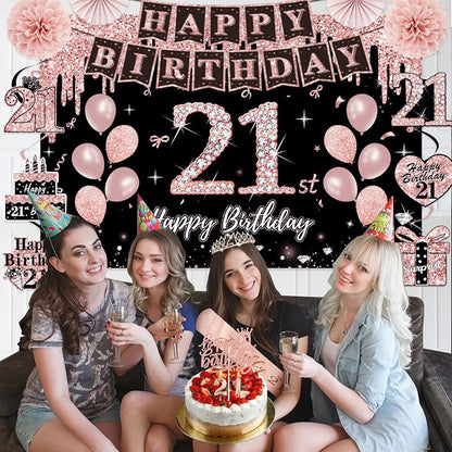 50Pcs 21st Birthday Decorations - Image 7