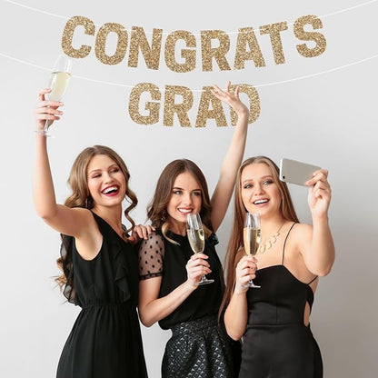 Pre-Strung Congrats Grad Banner - Image 7