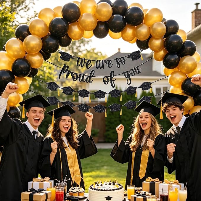 Graduation Banner 2026 Graduation Decorations, Pre-Strung We Are So Proud of - Image 4