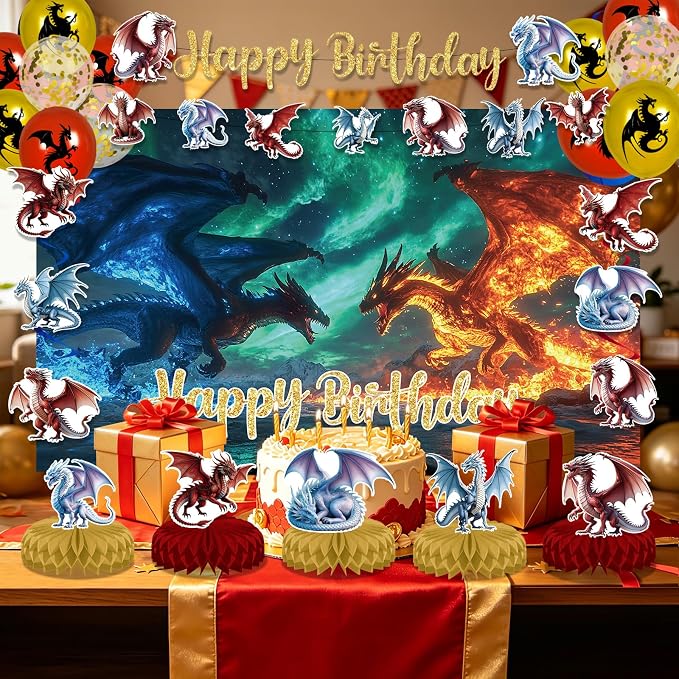 Dragon Birthday Party Decoration - Image 6