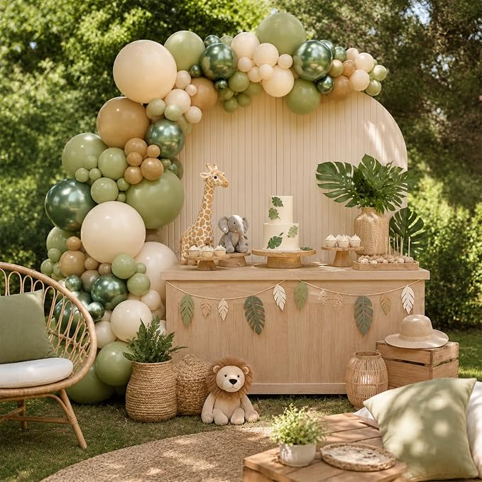 Avocado Green Balloons - Image 9
