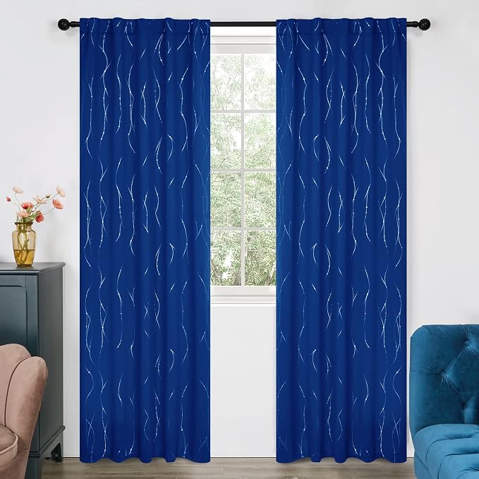 Deconovo Blackout Back Tab Curtains - Image 2
