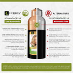 HERBBY Hair Color Shampoo for Gray Hair Coverage&Color Transform with 9 Herbal Extracts –Long Lasting(6-8 Weeks),Shiny,Evenly Colored,Instant Hair Dye Shampoo&Conditioner,500 Ml (LUXURY BLONDE COLOR)