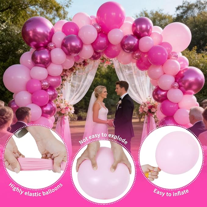 Pink Balloons Metallic - Image 5