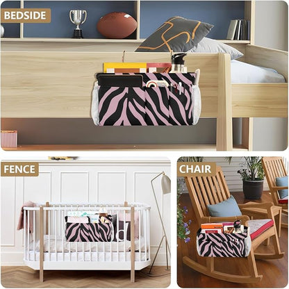 Bedside Caddy Metal Frame Hanging Organizer Bunk Bed Dorm Accessories Hook And - Image 8