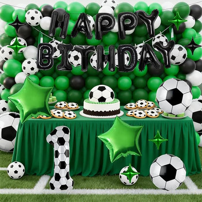 40 Inch Soccer Number 1 Balloon Set, Soccer Birthday Party Decorations | Sports - Image 3