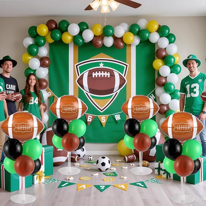 4 Sets Football Party Balloons Stand Kit - Image 7
