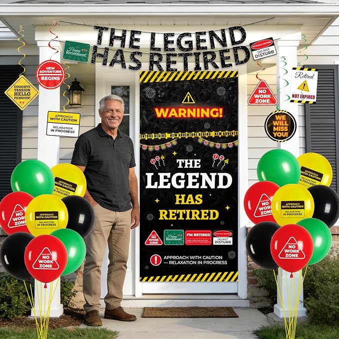 Retirement Party Decorations for Coworker, Office Retirement Party Supplies Kit - Image 3