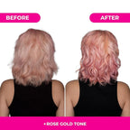 naissant Rose Gold Hair Toning Mask | Ultra High-Purity Pigments | Color Depositing Soft Rose Gold Tone | Hyaluronic Acid, Collagen & Biotin | Paraben, Ammonia & Sulfate Free | 10.1 Fl. Oz