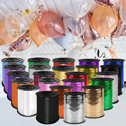 500 Yards Curling Ribbon, 1/5 Inch Shiny Red Ribbon, Balloon String, Party - Image 5