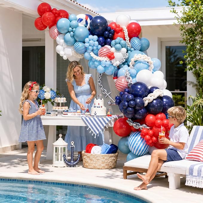 Red Blue White Balloon - Image 6