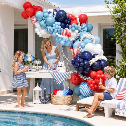 Red Blue White Balloon - Image 6