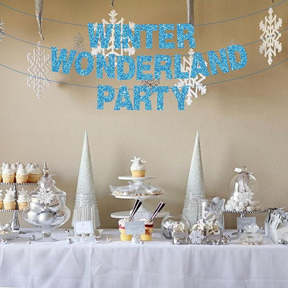 BEISHIDA Glitter Sky Blue 116 PCS A-Z DIY Letter Custom Banner Party Decor | - Image 5