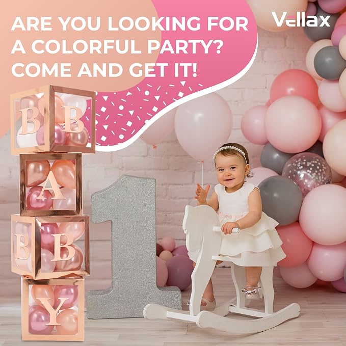 44-Piece Baby Shower Decor Kit - Image 2