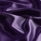 BEDELITE Satin Pillowcase with Zipper 2 Pack, Plum Purple Pillow Cases Standard Size, Super Soft and Cooling Similar to Silk Pillow Cases, Gift for Women Men(20x26 Inches)