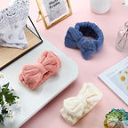 Hicarer 3 Pieces Towel Headbands for Women Makeup Spa Headband for Washing Face Shower
