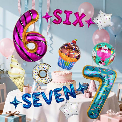 6 7 Birthday Decorations, 6 7 Balloons - Image 4