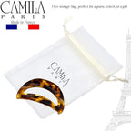 Camila Paris CP1573 French Hair Clip for Women Thick Hair for Long Curly Wavy Hair, Girls Hair Claw Clips Jaw, Durable Styling Big Claw Clip for Thick Hair, Strong Hold No Slip Grip, Made in France