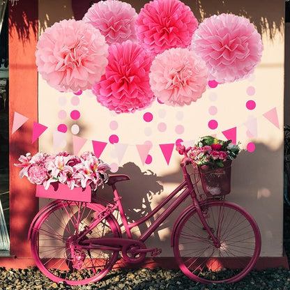 Galentines Valentines-Day Hot-Pink Party-Decorations - Image 7