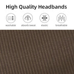 TERSE Headbands for Women Wide Non Slip Boho Head Bands Elastic Thick Soft Hairbands Fashion Workout Yoga Hair Accessories, 6 Pack