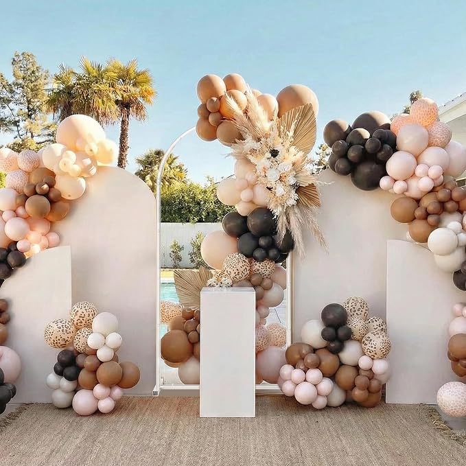 7.2FT Metal Wedding Arch Backdrop Stand, Stable Wedding Arch Frame - Image 8