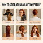 Overtone Semi Permanent Hair Color Conditioner, Ginger Glow, 8 oz, Nourishing, Damage-Free, Color Depositing Mask for All Hair Types with Shea Butter & Coconut Oil, Vegan & Cruelty-Free