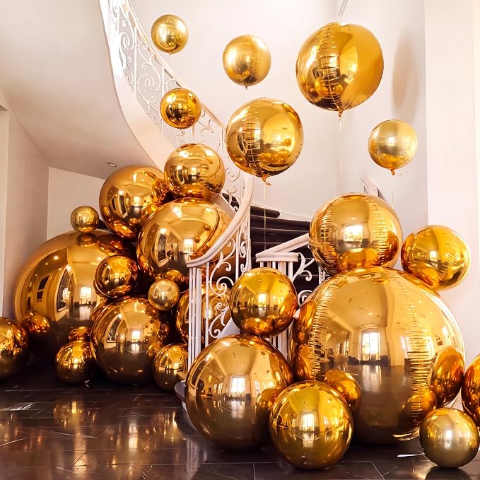 24 Pcs Giant Metallic Party Balloons, Birthday Wedding Christmas Party by Unknown