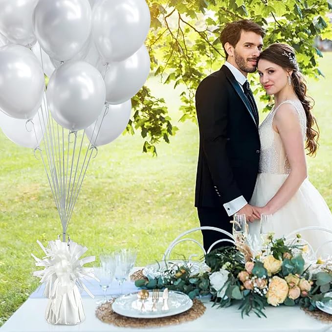 16 PCS White Balloon Weights Party Weights - Image 6