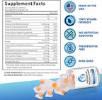 Postpartum Hair Loss Vitamin, Vegan Gummies with Biotin, Collagen, & Folate, Postpartum Hair Loss Products for Less Shedding, Thicker Hair, Stronger Hair, Breastfeeding-Friendly, 60 Gummies
