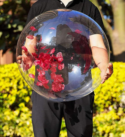 36 Inch Bobo Balloons, Large Bubble Balloons | Transparent Bubble Balloon - Image 2