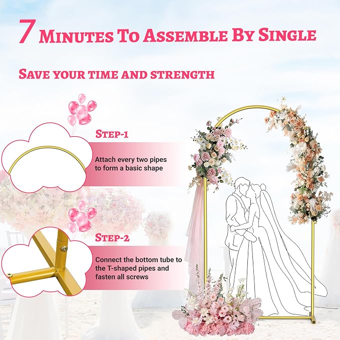 6FT Arch Backdrop Stand, Backdrop Arch - Image 5