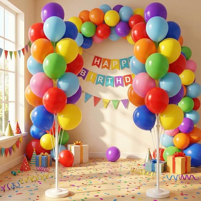 HIINS 2 Set Assorted Color Balloon Column Kit - Image 8