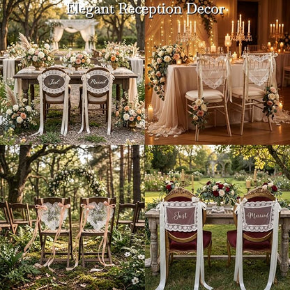 Personalized Wedding Chair Signs - Image 4