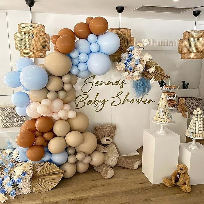 10 Inch Beige Balloons - Image 4