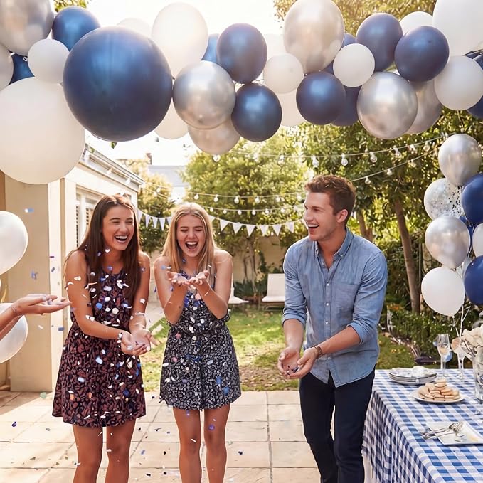 Navy Blue Balloons, Baby Shower, Anniversary, Graduation, Wedding Decorations - Image 9