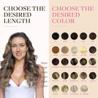 GOO GOO Tape in Hair Extensions Human Hair, 2/6/18 Balayage Brown to Dirty Blonde, 10inch 30g 20pcs, Skin Weft Seamless Invisible, Silky Straight with Thick Ends, Remy Human Hair