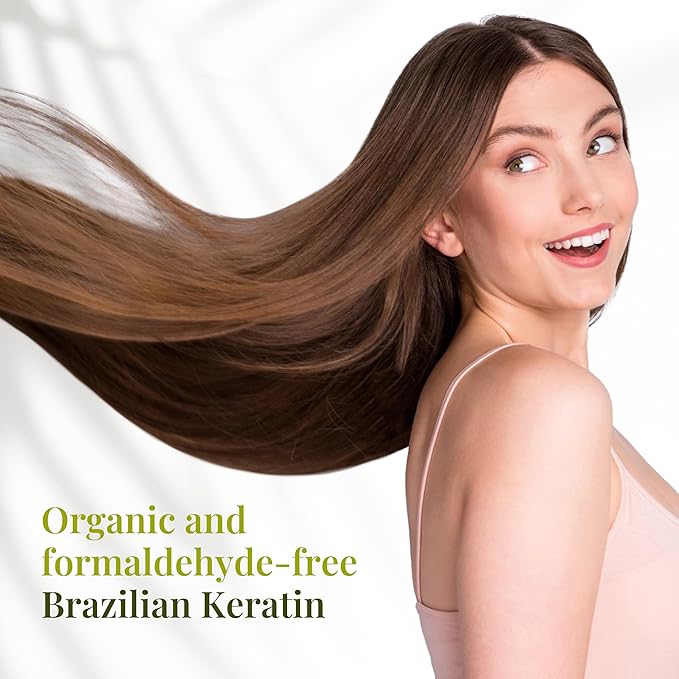Expert Hair Bio Protein Organic, Brazilian Keratin Hair Treatment - 1kg/35.3 oz, All hair types, Formaldehyde-free, Strengthening, Smoothing, Reduce Frizz, Moisturizing, Softening