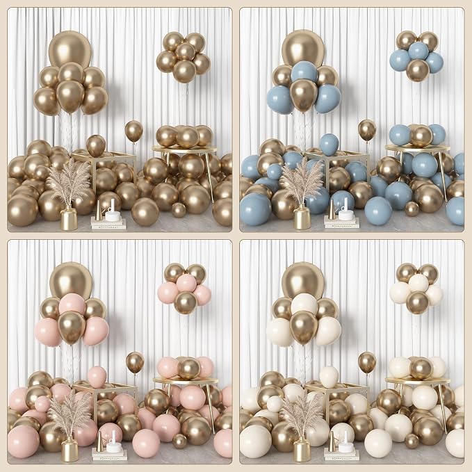 Amandir 153pcs Metallic Gold Balloons Arch Garland Kit Different Sizes | 18 12 - Image 4