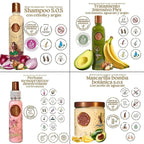Ritual Botánico Keratina Orgánica | Treatment to Straighten, Repair and Relax Hair | All Natural, Organic & Vegan Ingredients | Product of Colombia | 4 Piece Kit