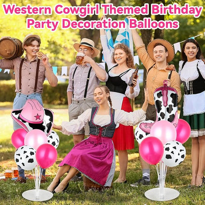 Cowgirl Party Balloons Stand Kit 2 Sets - Image 5