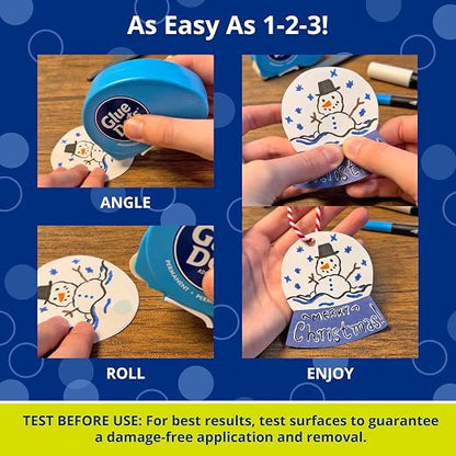 Glue Dots, Permanent Dots Dot N' Go Dispenser, Double-Sided, .38 Inch, 200 Dots - Image 3