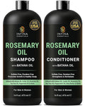 Rosemary Oil Shampoo and Conditioner Set | 16 fl oz Each | with Batana Oil | Sulfate-Free, Moisturizing & Nourishing Formula | Supports Thinning Hair for Men & Women