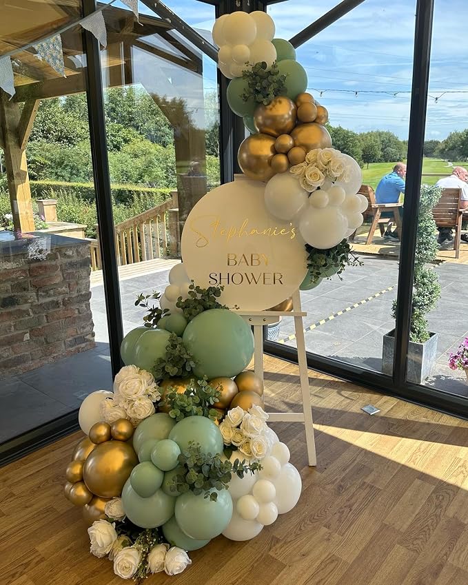 Sage Green Balloons Arch Kit - Image 7