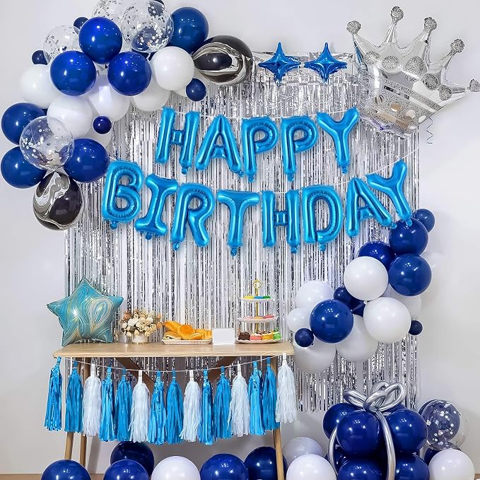 Happy Birthday Balloons Banner, Foil Balloon Personalized Name Letters Balloons - Image 2