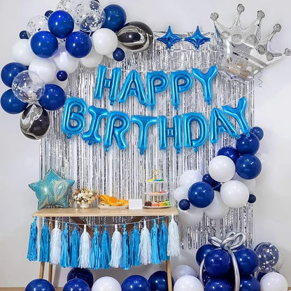 Happy Birthday Balloons Banner, Foil Balloon Personalized Name Letters Balloons - Image 2