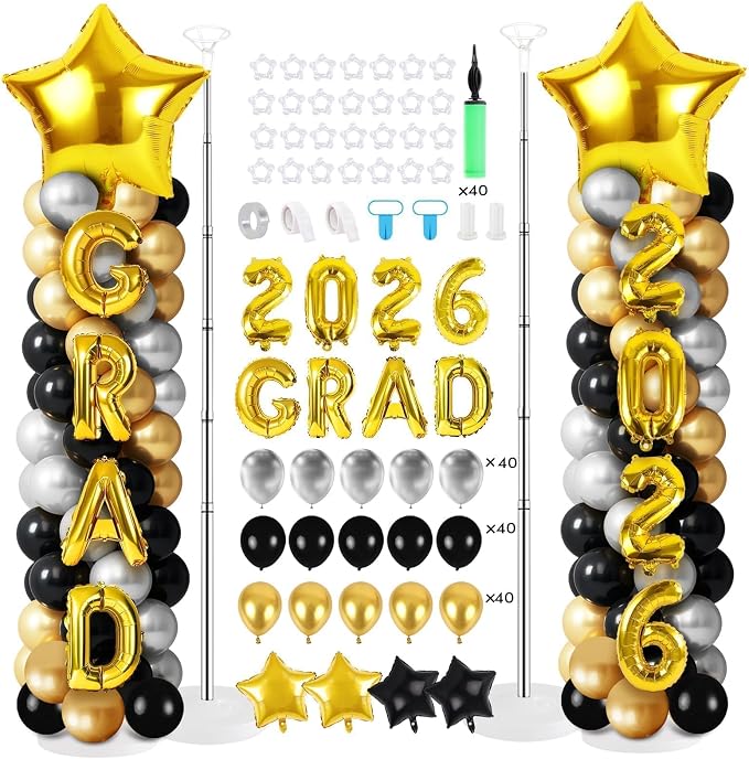 2 Sets Graduation Balloon Column Stand Kits - Image 8