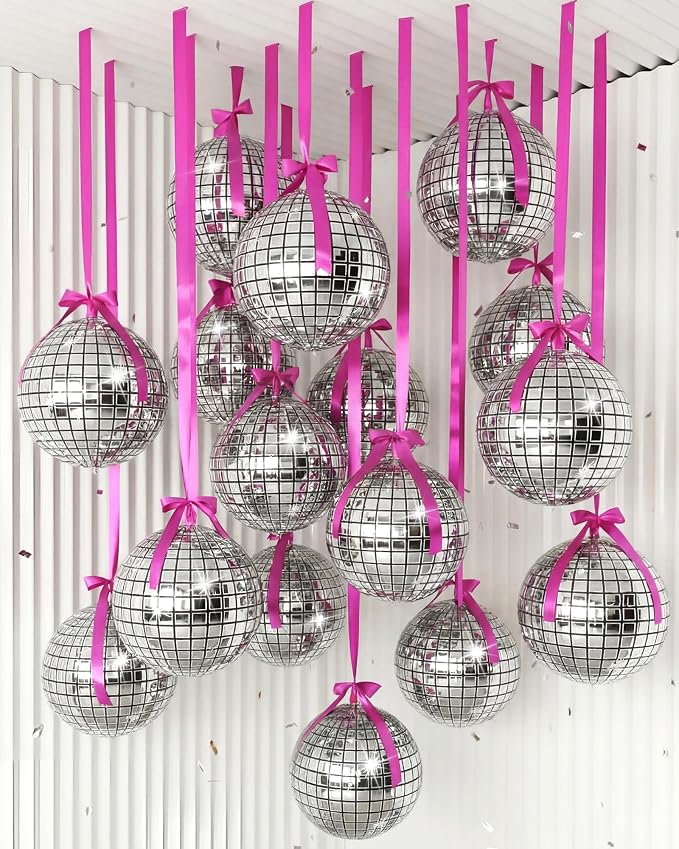 Jenaai 30 Set Round Foil Balloons Bulk 22 Inch 4d Metallic Giant Balloons Set by Jenaai