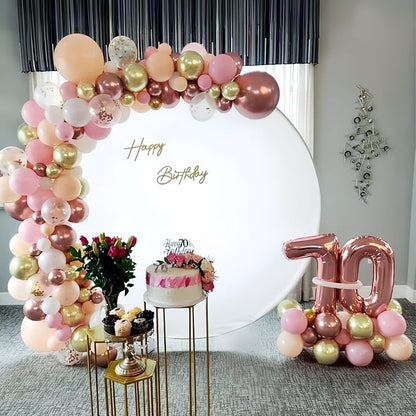Rose Gold and Pink Balloons - Image 4