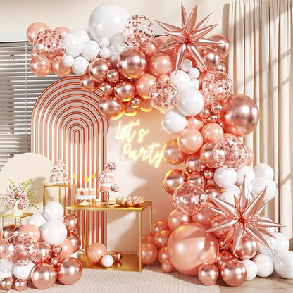 Rose Gold Balloon Garland Kit by LANGASQUE